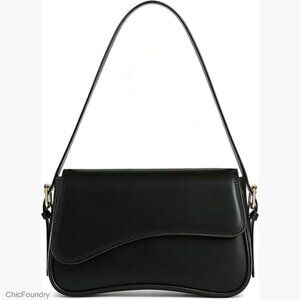 PU Leather Shoulder Bag Crossbody Purse Adjustable Straps Daily Commute Travel